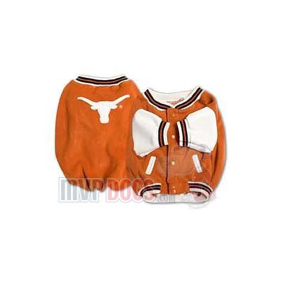NCAA Texas Longhorns Dog Varsity Jacket by SportyK9