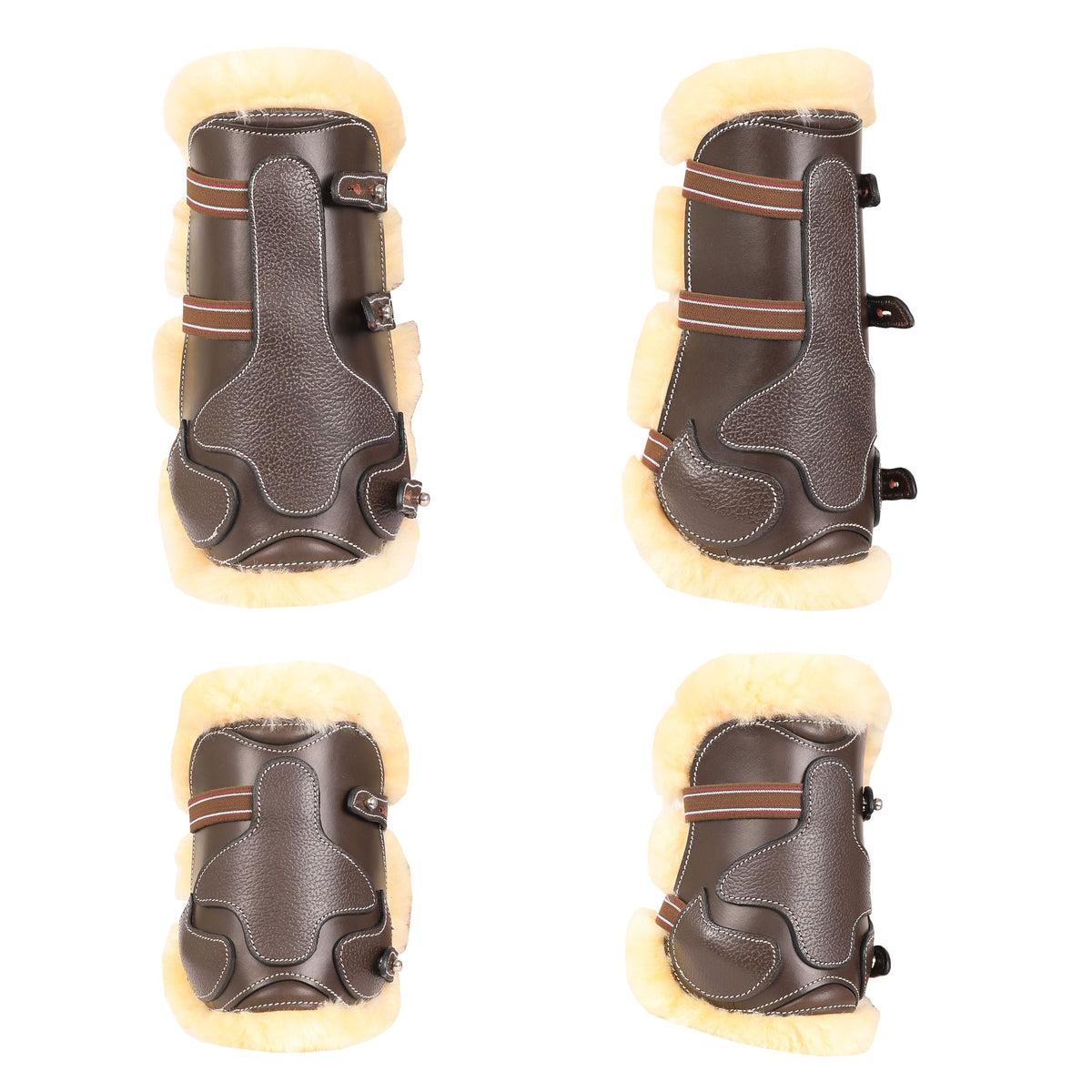 ExionPro Leather Horse Tendon Show Jump Boots - 404 - HT Animal Supply