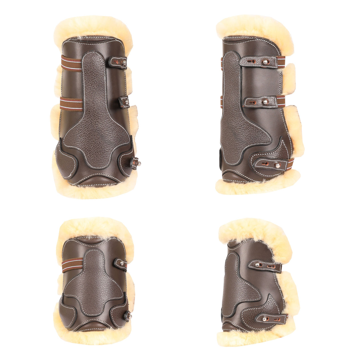 ExionPro Leather Horse Tendon Show Jump Boots - 404 - HT Animal Supply