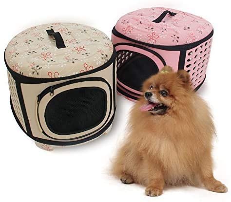 Foldable Pet Dog Cat Puppy Handbag Carrier Cage