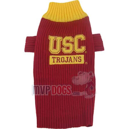 NCAA USC Trojans Dog Sweater