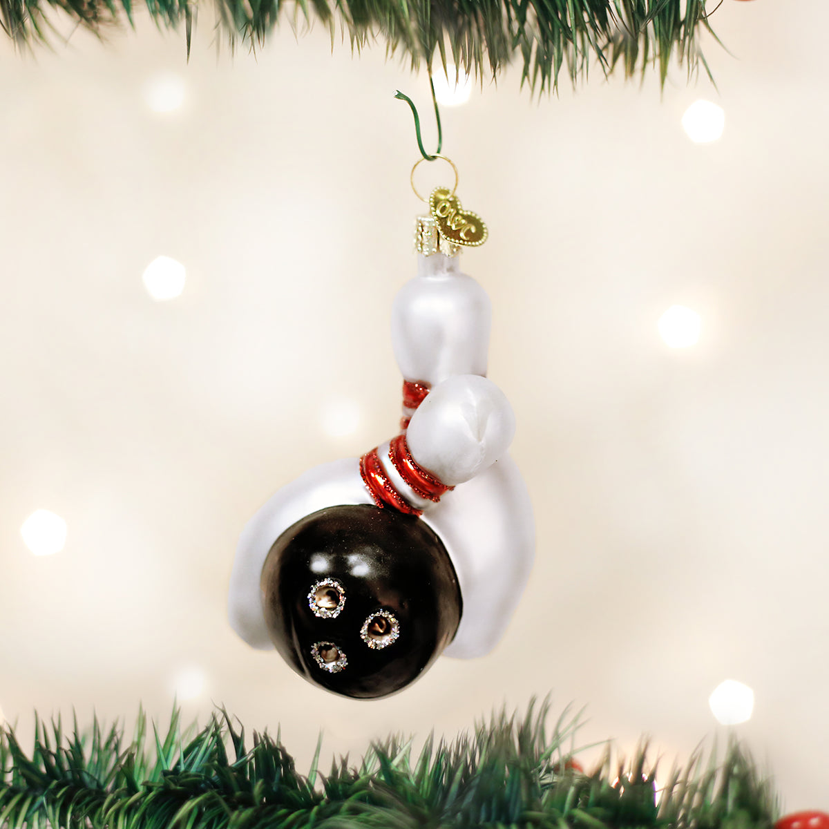 Bowling Ball & Pins Ornament