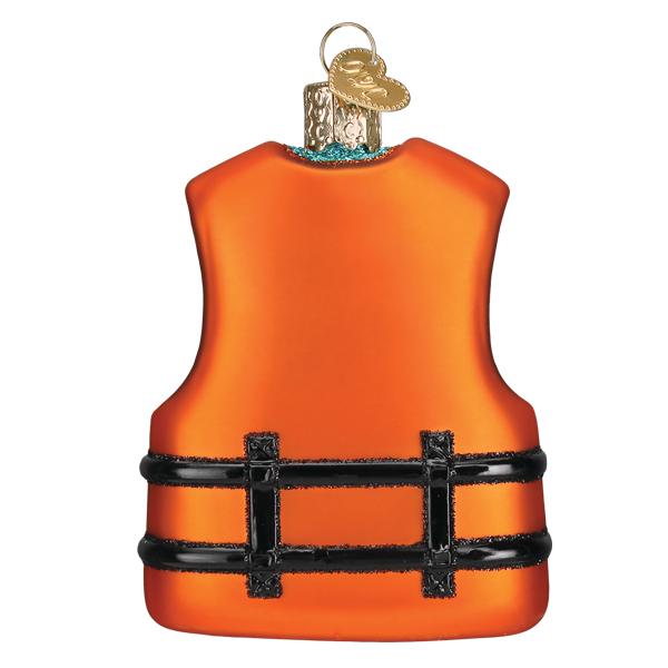 Old World Christmas: Life Jacket Christmas Ornament