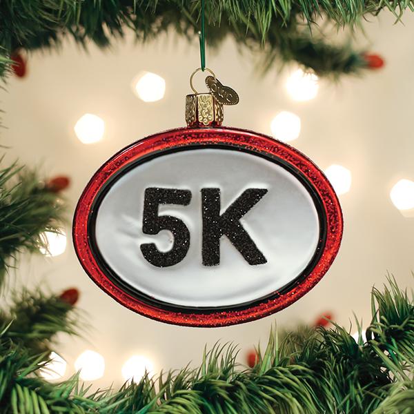 Old World Christmas: 5k Run Christmas Ornament