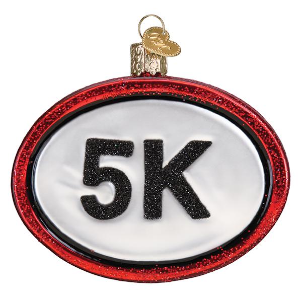 Old World Christmas: 5k Run Christmas Ornament