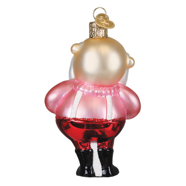 Old World Christmas: Santa In Suspenders Christmas Ornament