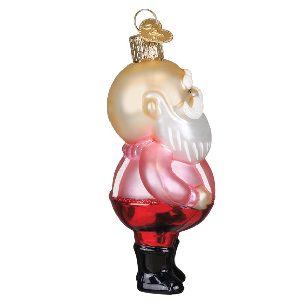 Old World Christmas: Santa In Suspenders Christmas Ornament