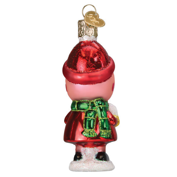 Peppa Pig With Snowball Ornament