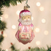 Baby Girls 1st Santa Lovey Ornament