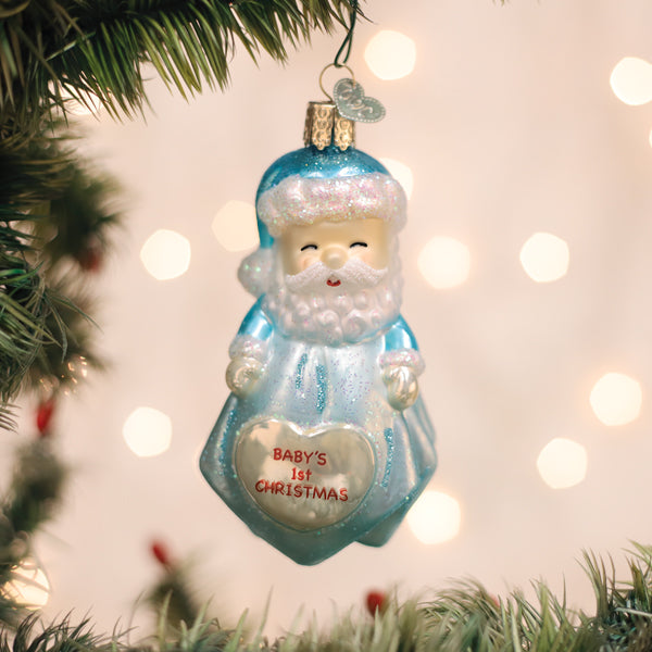 Baby Boys 1st Santa Lovey Ornament - HT Animal Supply