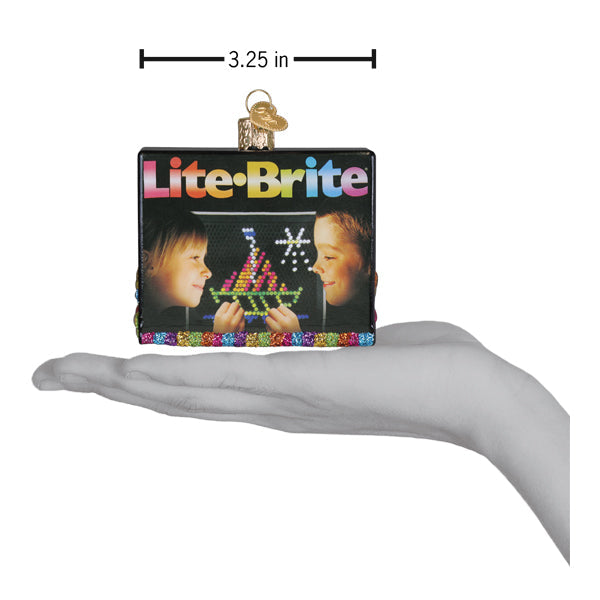 Lite Brite Box Ornament