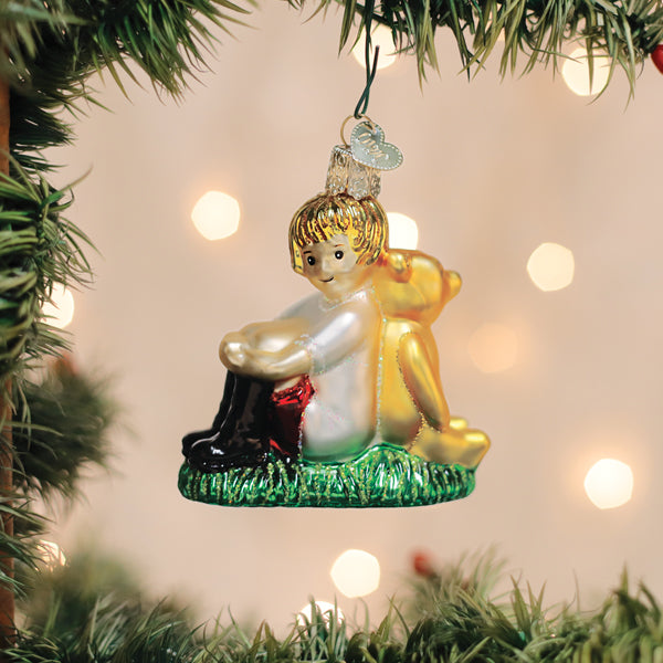 Winnie And Christopher Robin Ornament - HT Animal Supply
