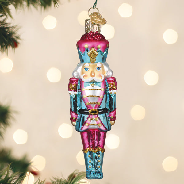 Old World Christmas: Pastel Nutcracker Christmas Ornament