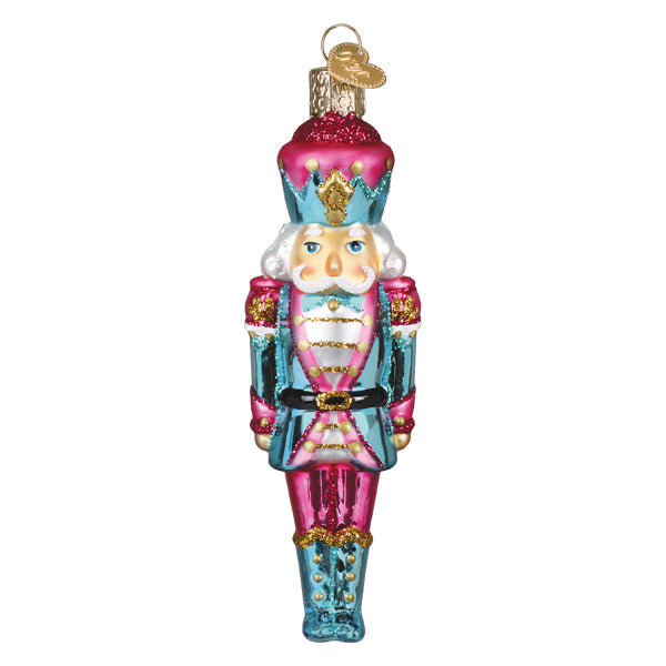 Old World Christmas: Pastel Nutcracker Christmas Ornament