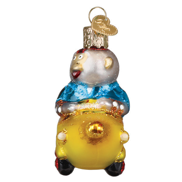 Old World Christmas: Bananas Gorillas Bananamobile Christmas Ornament
