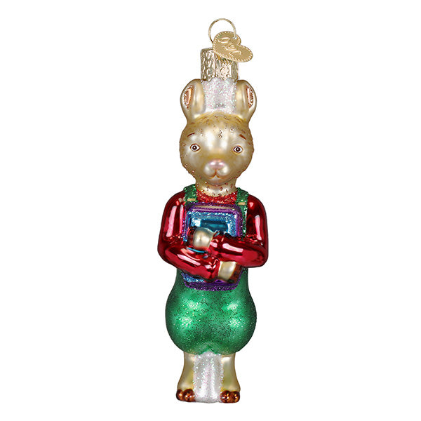 Old World Christmas: Llama Llama Holding Books Christmas Ornament