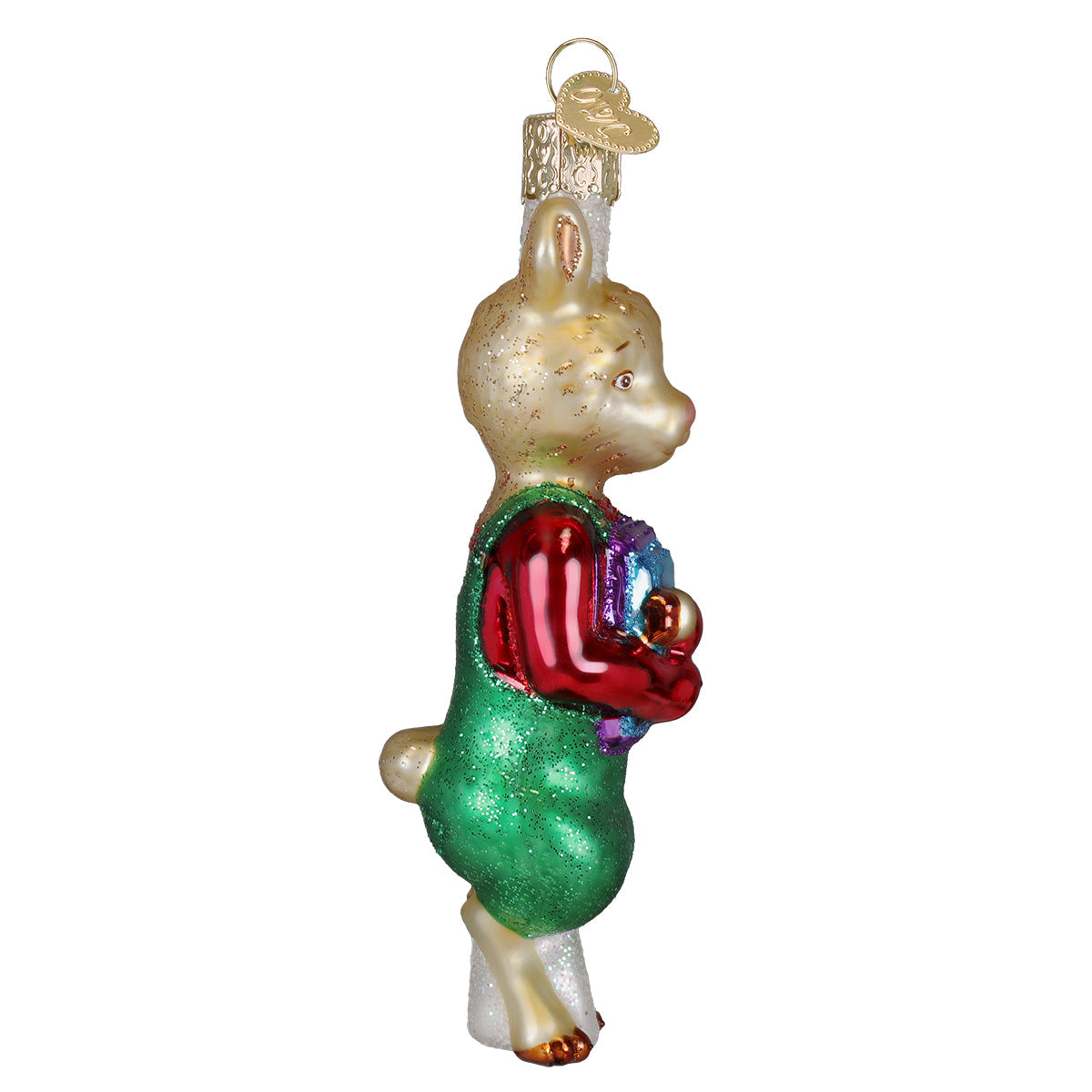 Old World Christmas: Llama Llama Holding Books Christmas Ornament