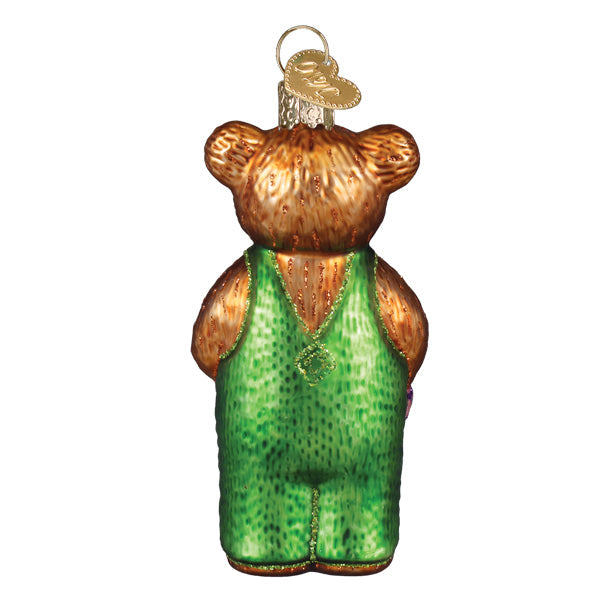 Old World Christmas: Corduroy Holding Book Christmas Ornament