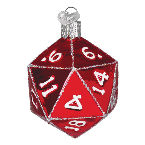 Old World Christmas: Dungeons & Dragons D20 Dice Christmas Ornament