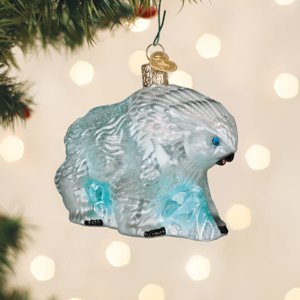 Old World Christmas: Dungeons & Dragons Snowy Owlbear Christmas Ornament