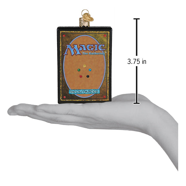 Old World Christmas: Magic: The Gathering Card Back Christmas Ornament