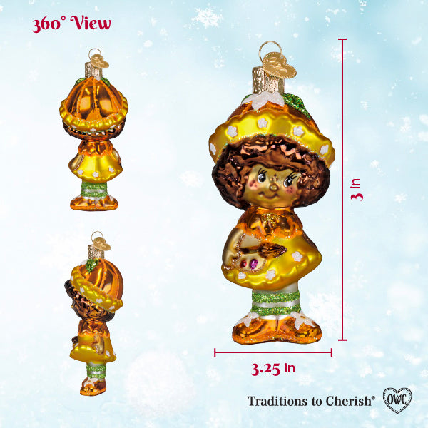 Old World Christmas: Orange Blossom Christmas Ornament