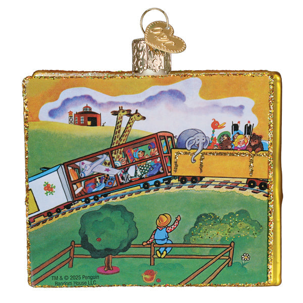 Old World Christmas: The Little Engine That Could Book Christmas Ornament