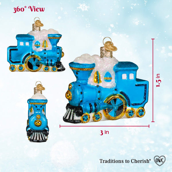 Old World Christmas: The Little Engine That Could Train Christmas Ornament