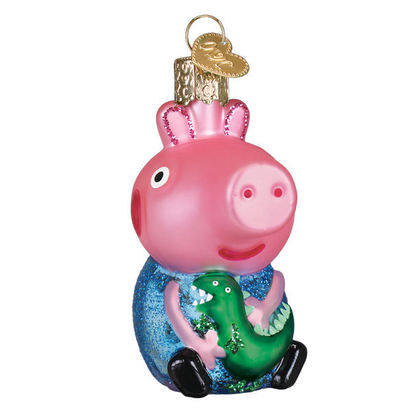 Old World Christmas: George Pig Christmas Ornament