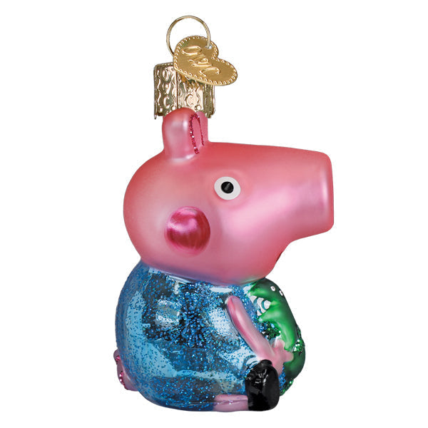 Old World Christmas: George Pig Christmas Ornament