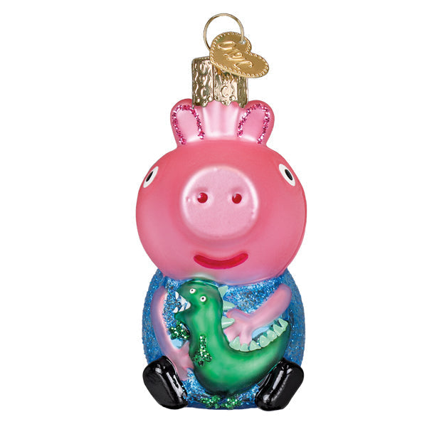 Old World Christmas: George Pig Christmas Ornament