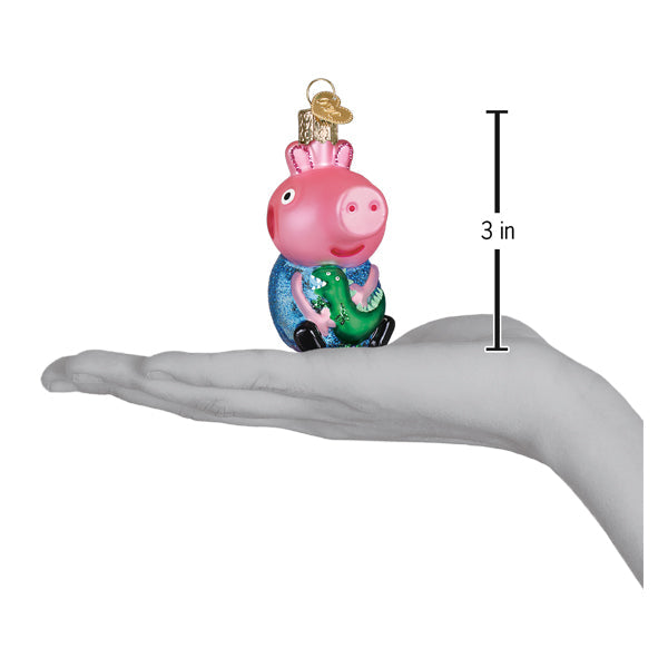 Old World Christmas: George Pig Christmas Ornament