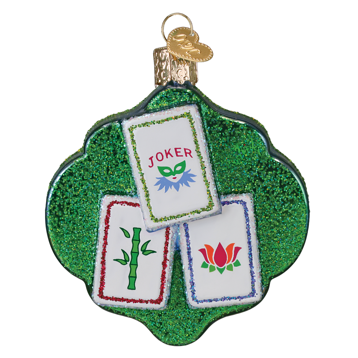 Old World Christmas: My Mahjong Friends Christmas Ornament