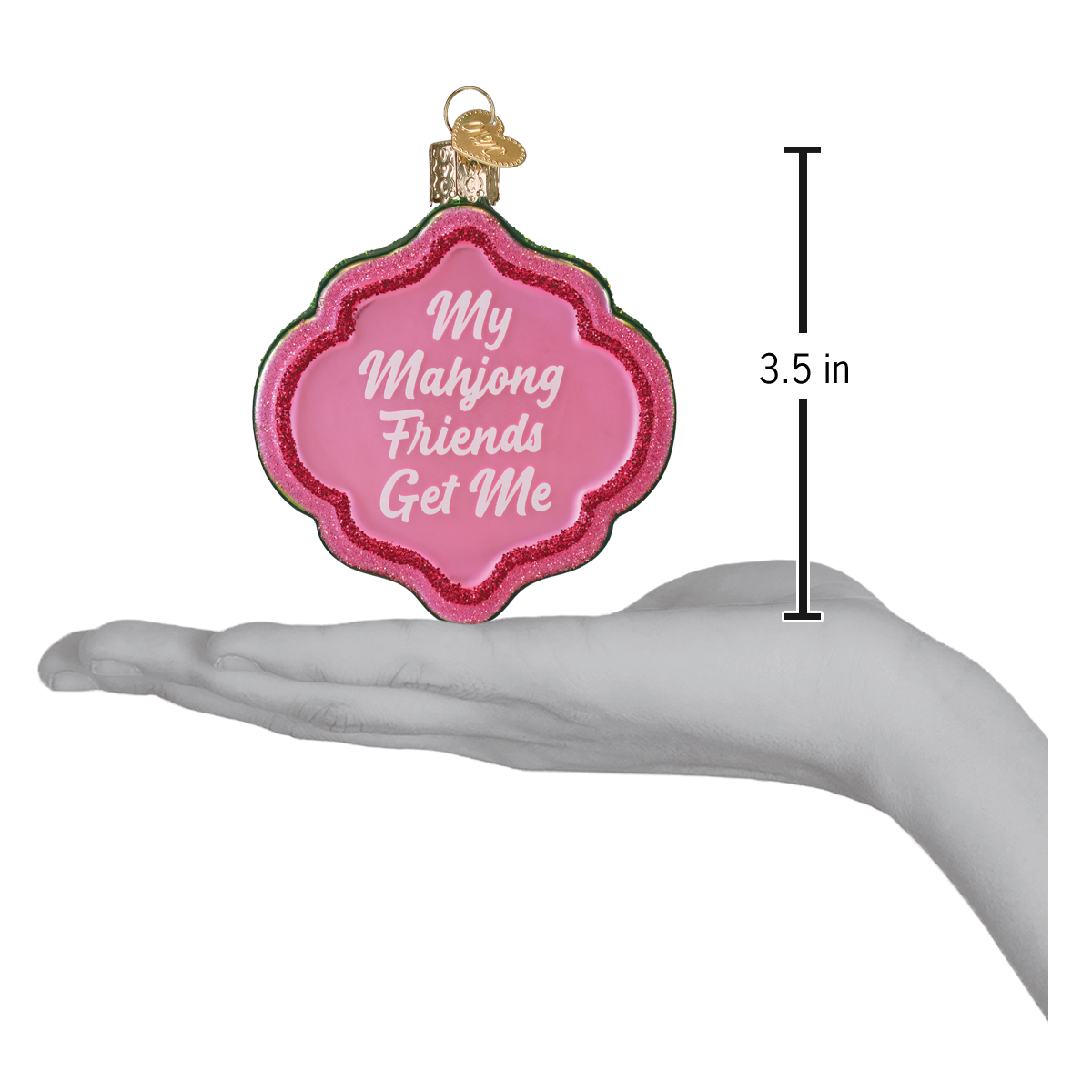 Old World Christmas: My Mahjong Friends Christmas Ornament