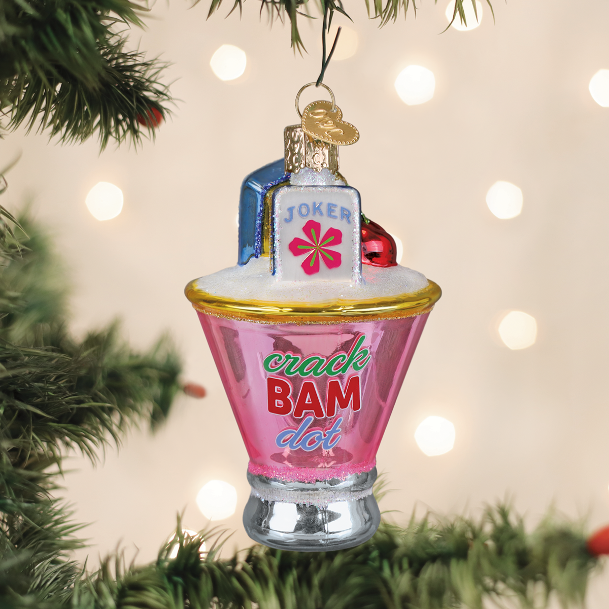 Old World Christmas: Mahjong Mixer Christmas Ornament