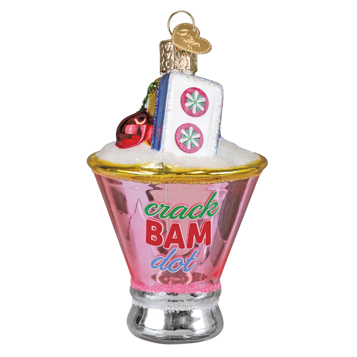 Old World Christmas: Mahjong Mixer Christmas Ornament