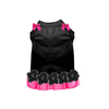 Midnight Fleur Pink Ruffle Dog Dress