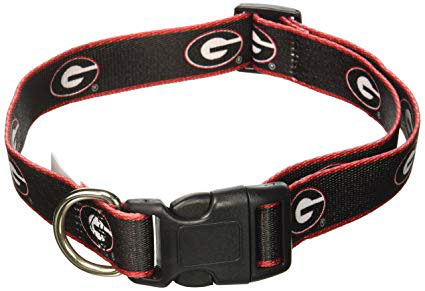 NCAA Georgia Bulldogs Woven Ribbon Collar by SportyK9