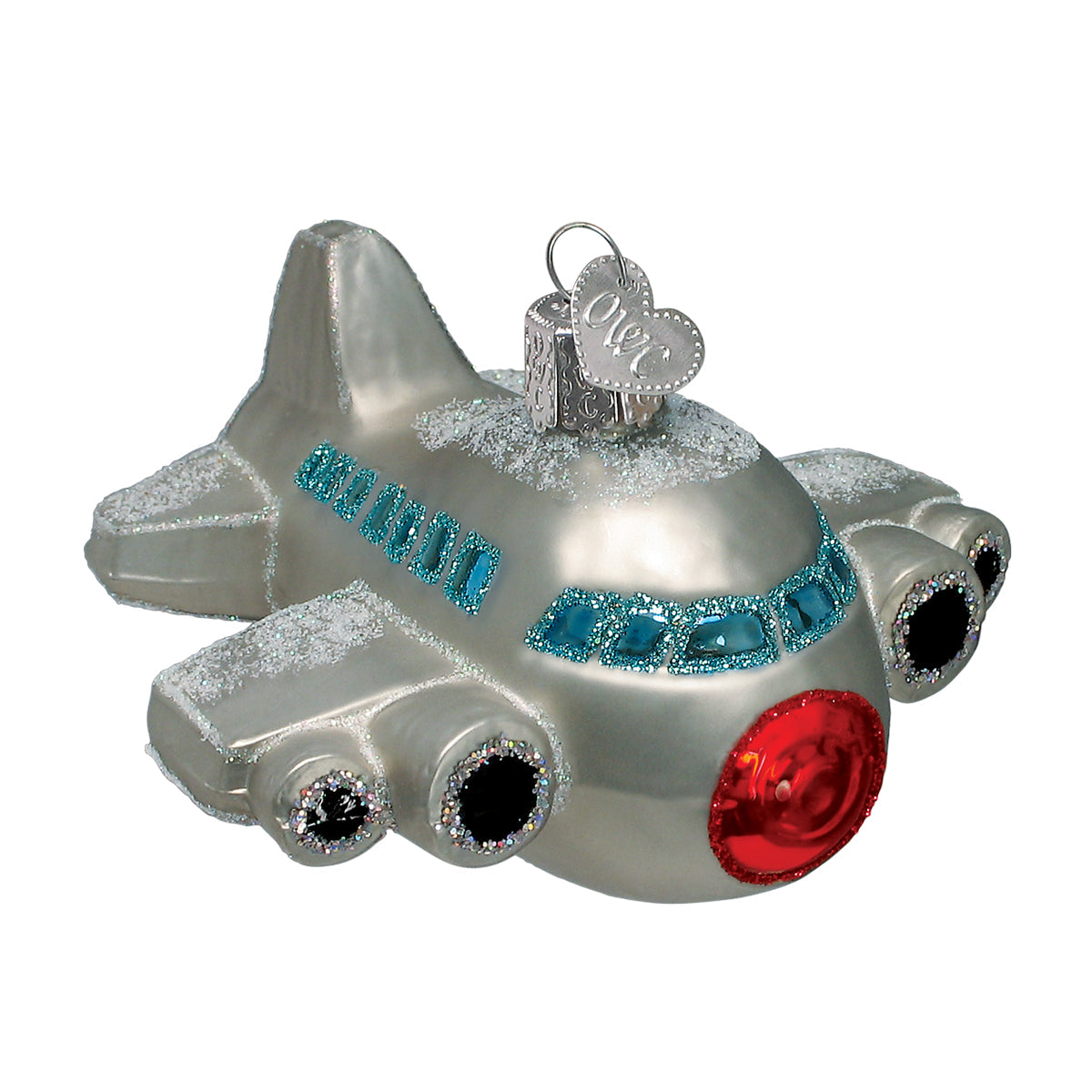 Old World Christmas: Airplane Christmas Ornament
