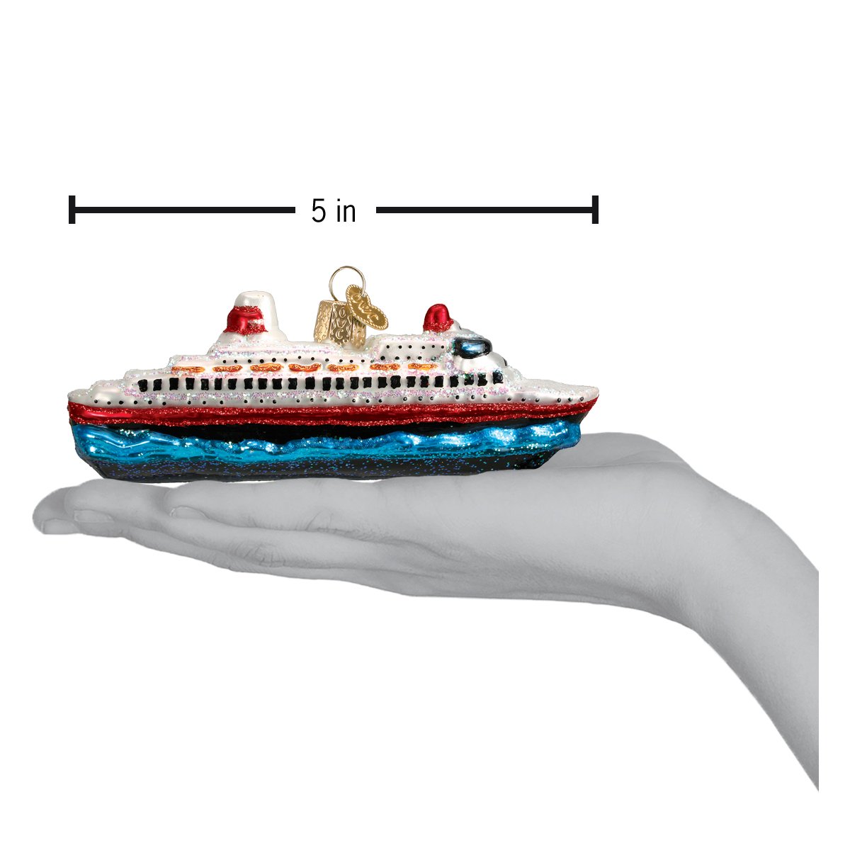 Old World Christmas: Cruise Ship Christmas Ornament