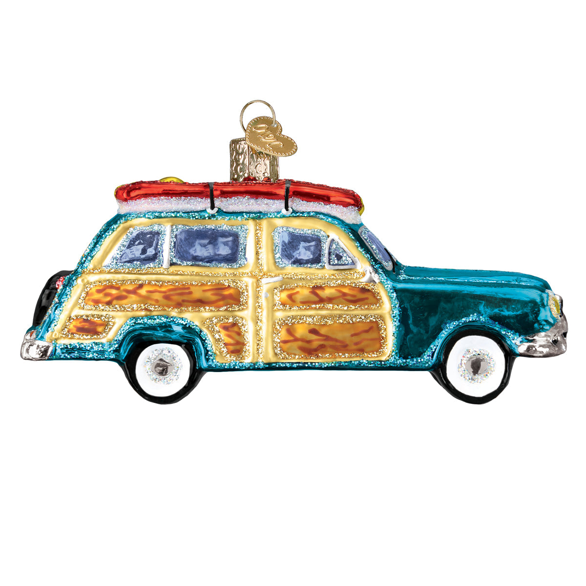 Surfs Up Wagon Ornament