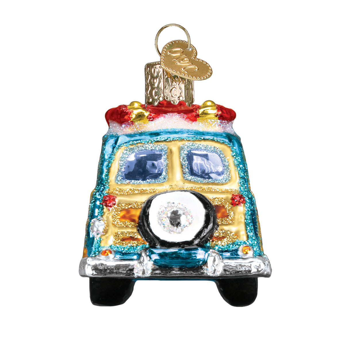 Surfs Up Wagon Ornament