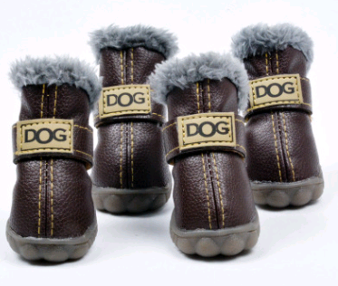 Dog Australia Waterproof Fleece-Lined Warm Dog Snow Boots