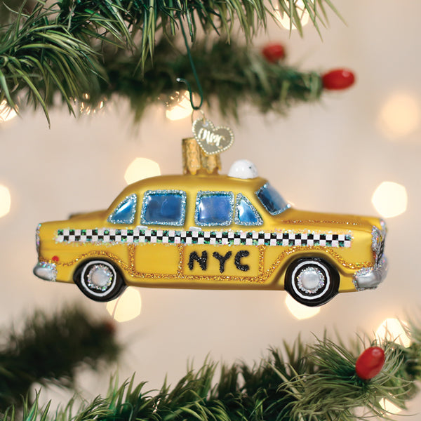 Old World Christmas: NYC Taxi Christmas Ornament