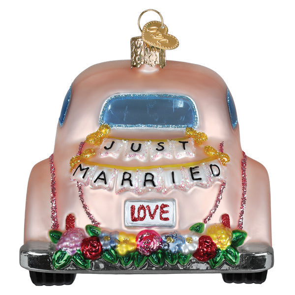 Old World Christmas: Just Married Magic Christmas Ornament