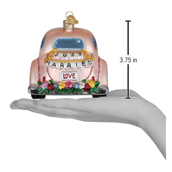 Old World Christmas: Just Married Magic Christmas Ornament