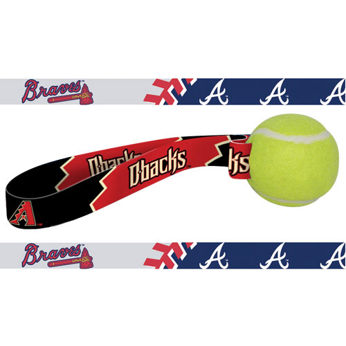 MLB Atlanta Braves Dog Tennis Ball Toy by Hunter