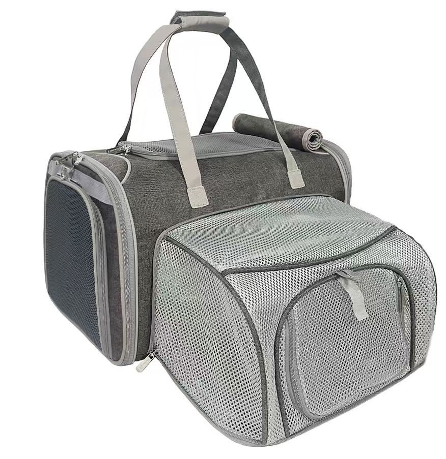Mr. Peanuts Gold Series Big Apple XL Size Airline Compliant Expandable Pet Carrier