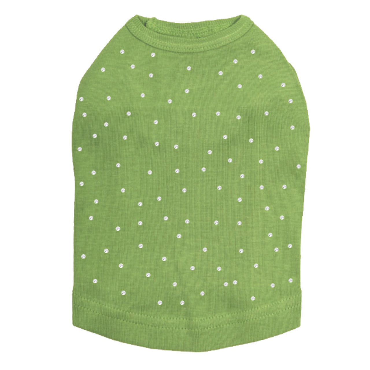 Scattered Stones (Clear Rhinestones) - Dog Tank