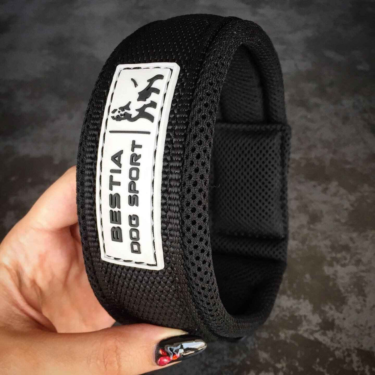 Bestia Dog Sport Fast Release Black Dog Collar